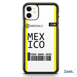 Flight Boarding Pass Personalised Case