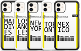 Flight Boarding Pass Personalised Case