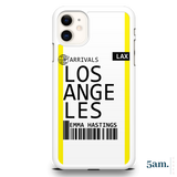 Flight Boarding Pass Personalised Case