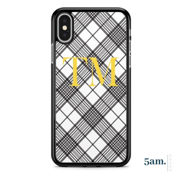 Clueless Check Initials Personalised Case