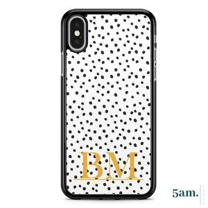 Dalmation Dot Initials Personalised Case