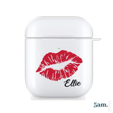 Lipstick Print Personalised Airpod 1, 2 or Pro Case