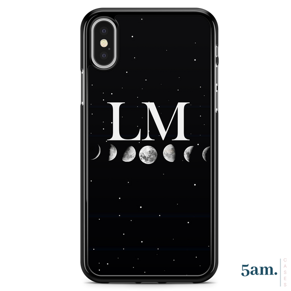 Lunar Cycle Initials Personalised Case