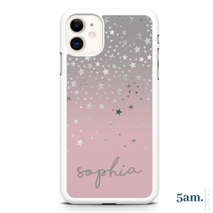 Metallic Stars Personalised Case