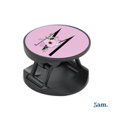 Pink Florals Personalised Phone Grip