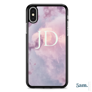 Pink Sky Initials Personalised Case