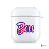 Retro Script Personalised Airpod 1, 2 or Pro Case