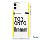 Flight Boarding Pass Personalised Case