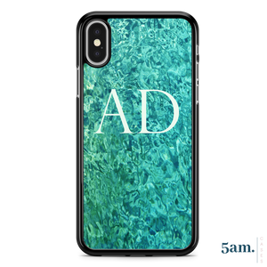 Water Initials Personalised Case